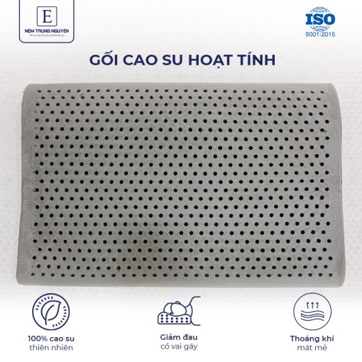 Gối nằm cao su thiên nhiên hoạt tính Trung Nguyên