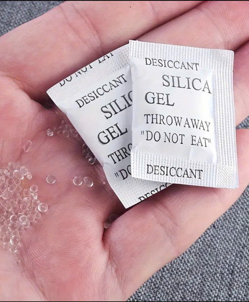 Gói chống ẩm Silica Gel giấy lụa đen