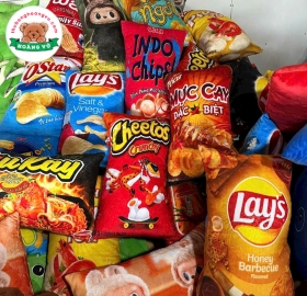 Gối hình bánh Snack