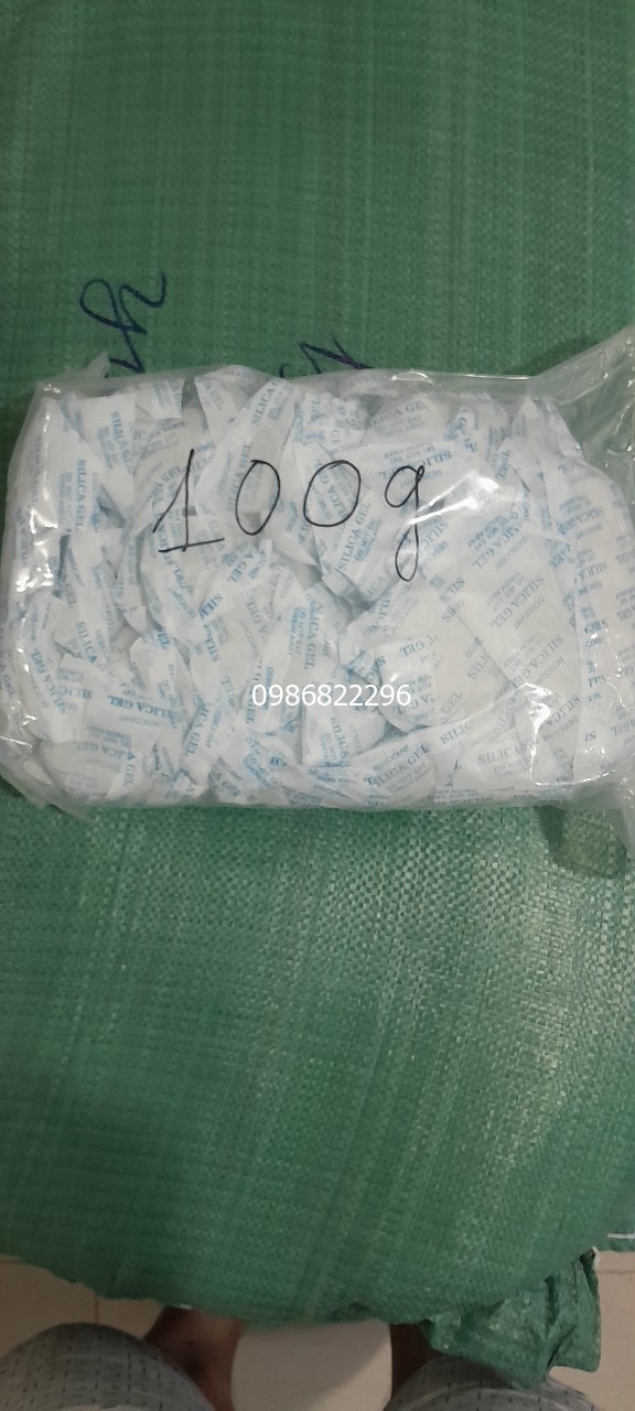 Gói hút ẩm 100g vỏ vải lụa không dệt