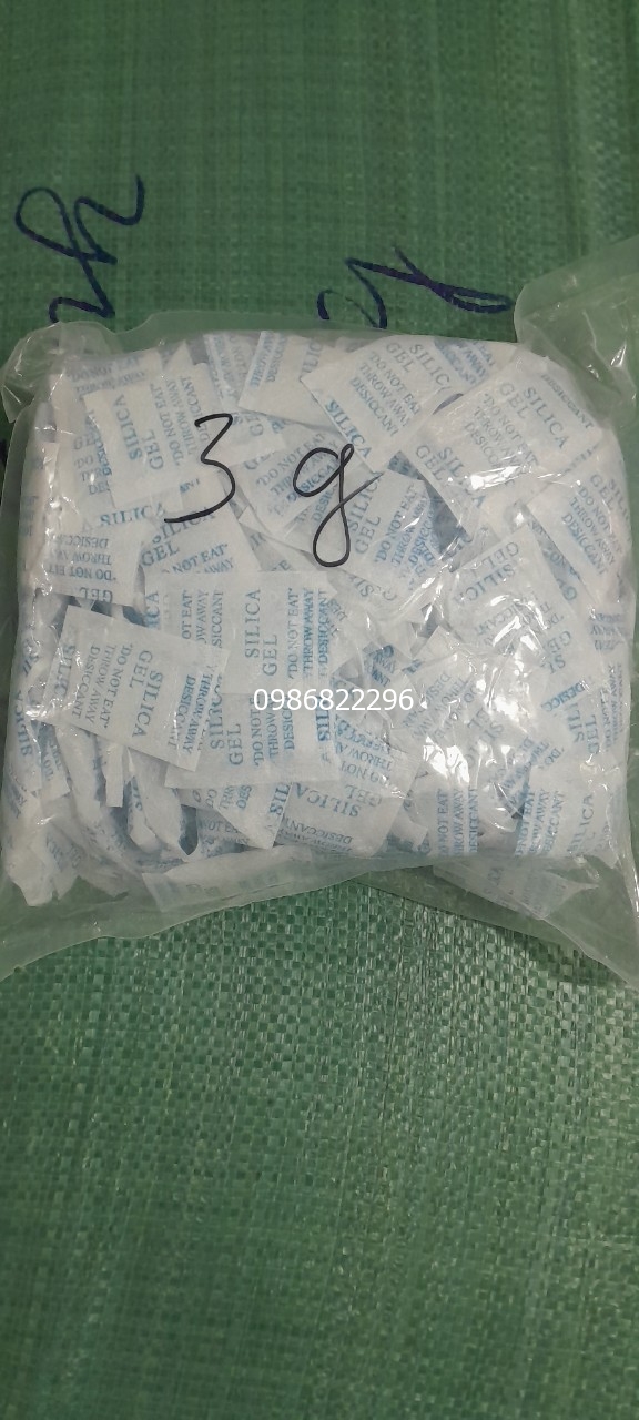 Gói hút ẩm 3g vỏ vải lụa không dệt