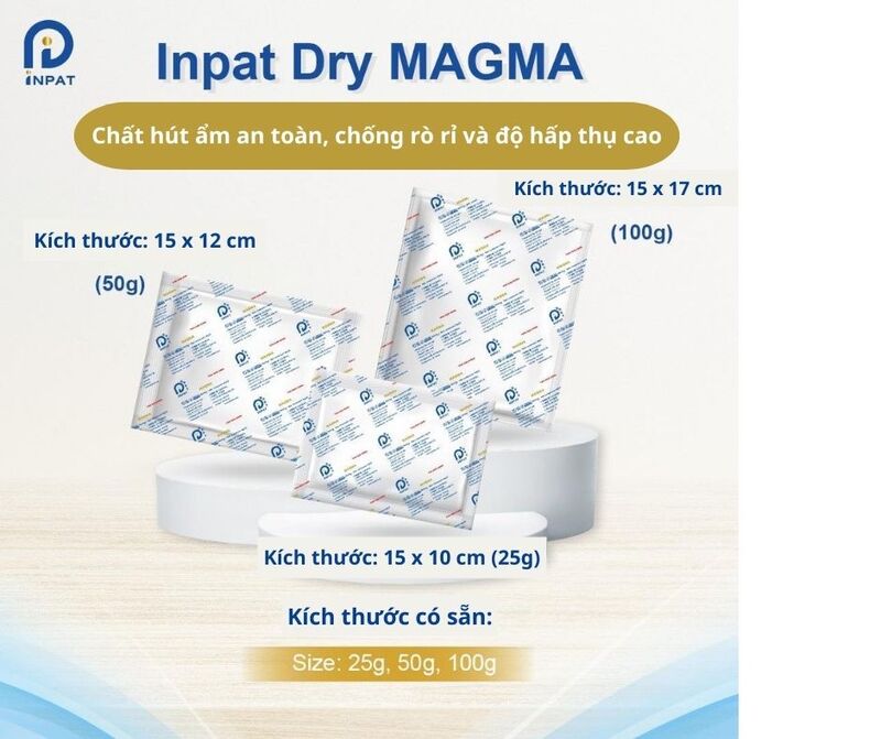 Gói hút ẩm Inpat dry magma
