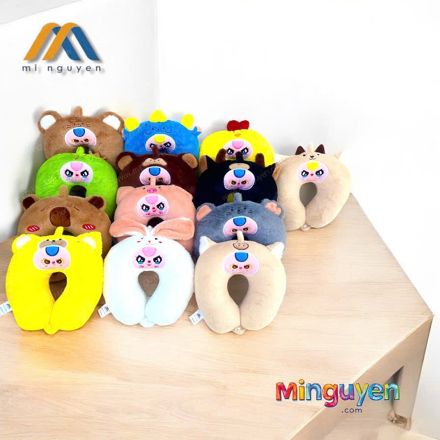 Gối kê cổ baby three 12 con giáp
