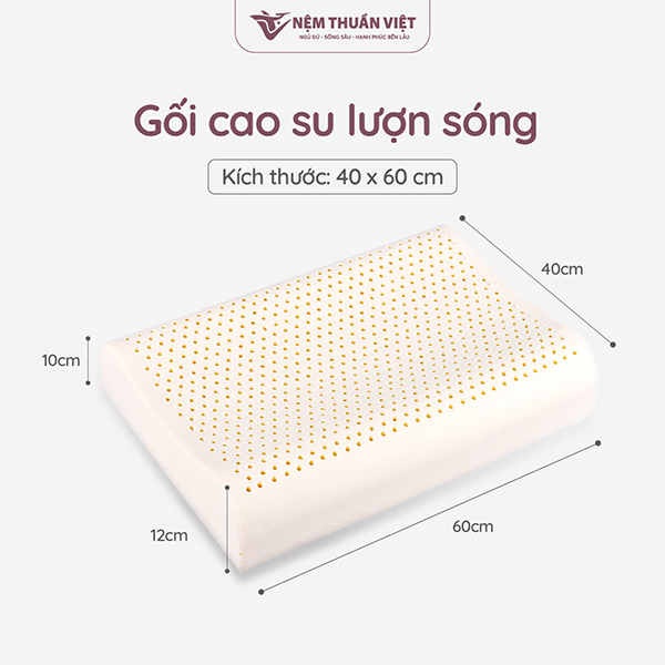 Gối nằm cao su