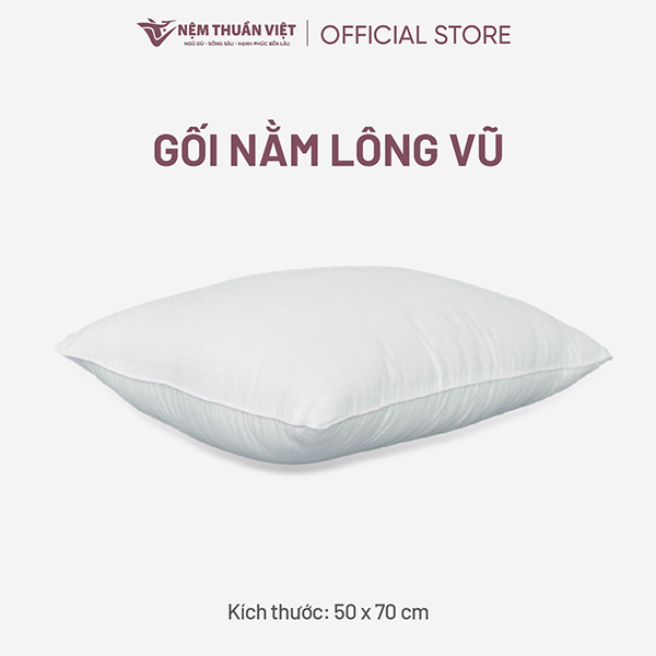 Gối nằm lông vũ