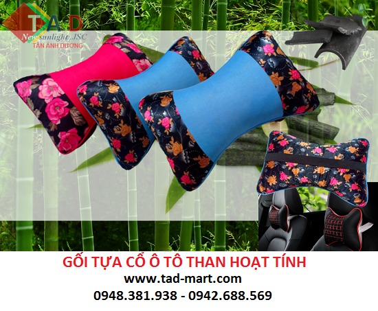 Gối tựa cổ ô tô than hoạt tính