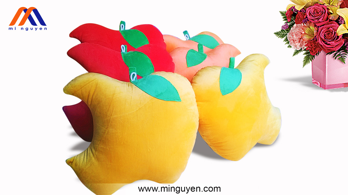 Gối tựa hình quả cáo khuyết