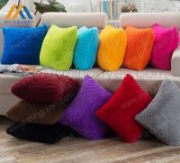 Gối tựa lưng vải lông thú dày
