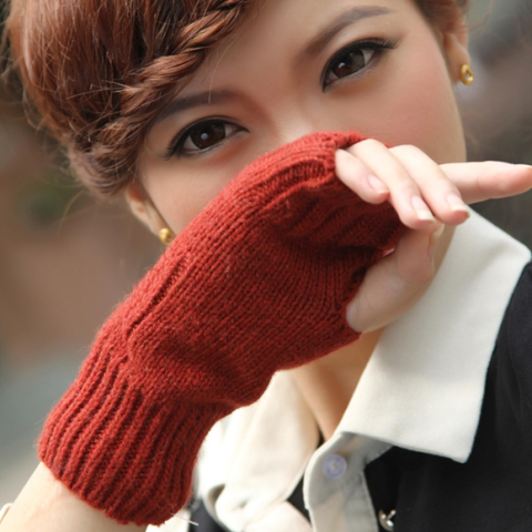 Găng tay len nữ