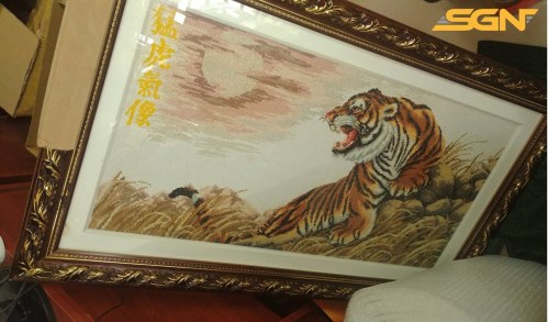 Gửi tranh đi Mỹ