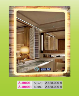 Gương đèn led cảm ứng