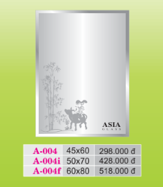 Gương soi hoa văn