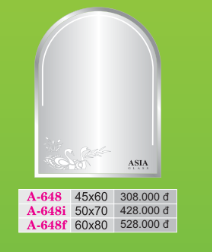 Gương soi hoa văn