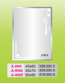 Gương soi hoa văn
