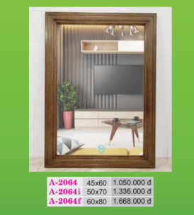 Gương soi khung gỗ sồi tự nhiên