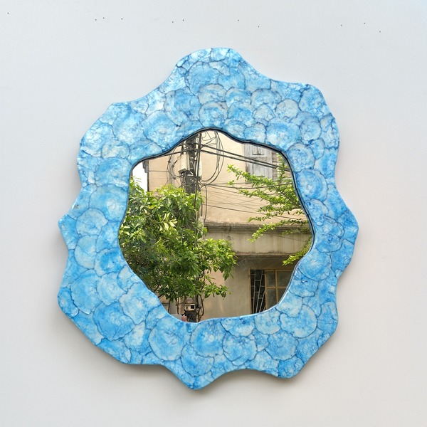 Gương trang trí nhà Capiz