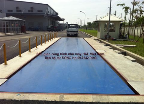 Cân ô tô sàn chìm 100 tấn