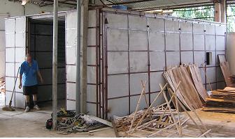 Hầm sấy mây tre