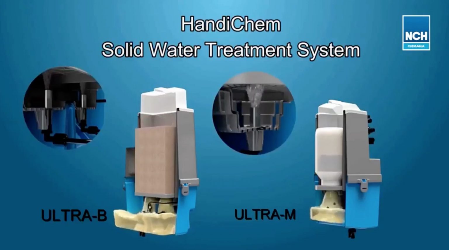 Hệ thống HandiChem hóa chất cô đọng dạng rắn