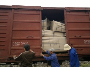 Vận tải hàng hóa bằng đường sắt
