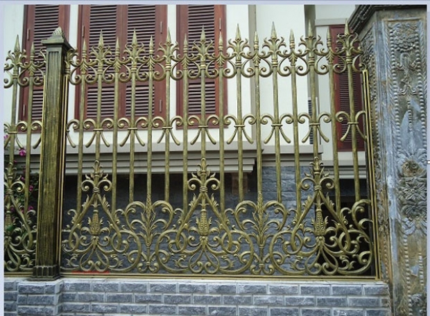 Sơn tĩnh điện hàng rào