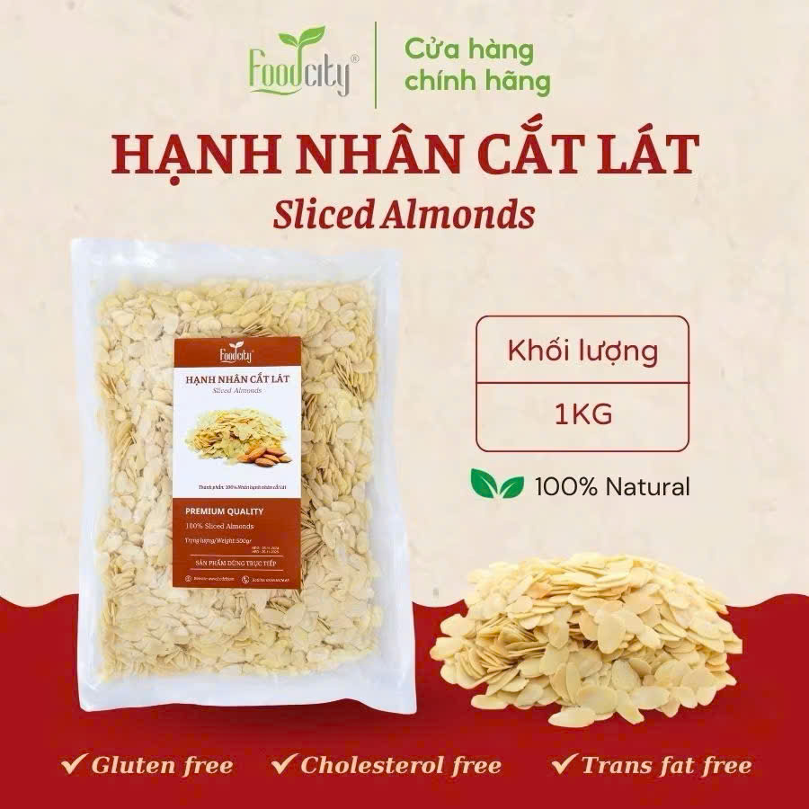 Hạnh nhân cắt lát