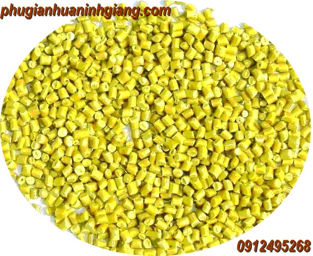 Hạt nhựa màu vàng