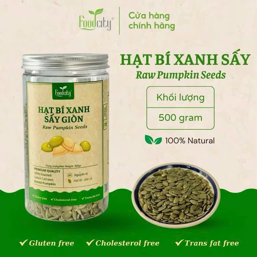 Hạt bí xanh sấy