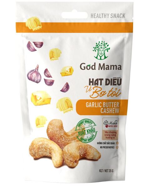 Hạt điều vị bơ tỏi 35gr