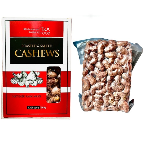 Hạt điều lụa cồ (còn vỏ) 390 hạt/kg - Hút chân không 500gr
