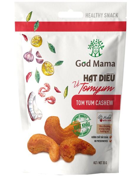 Hạt điều vị tomyum 35gr