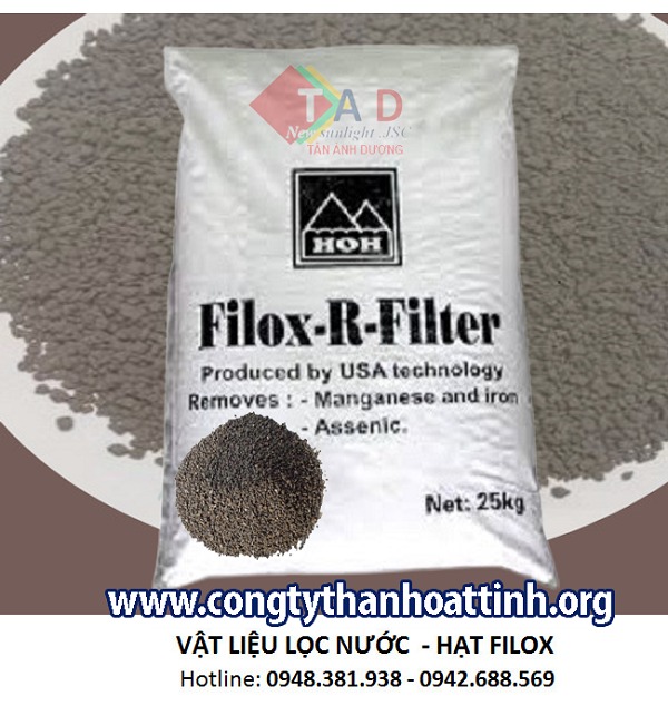 Hạt Filox lọc phèn khử sắt