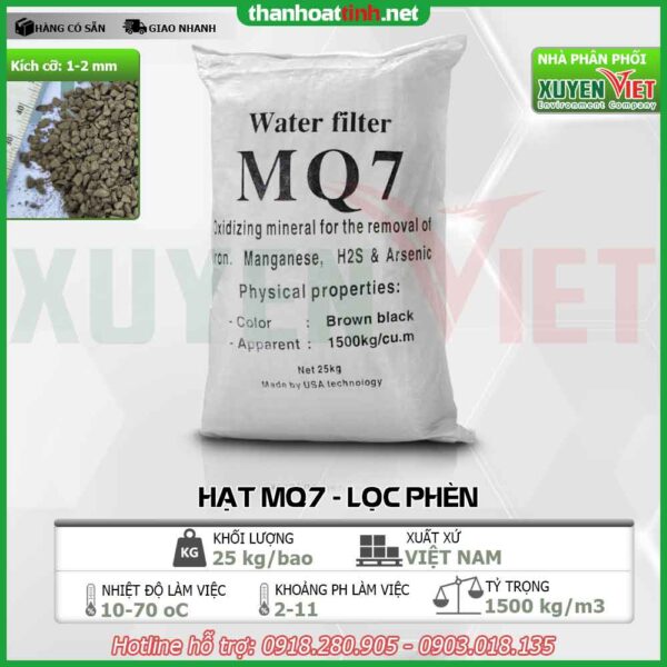 Hạt lọc MQ7 khử phèn