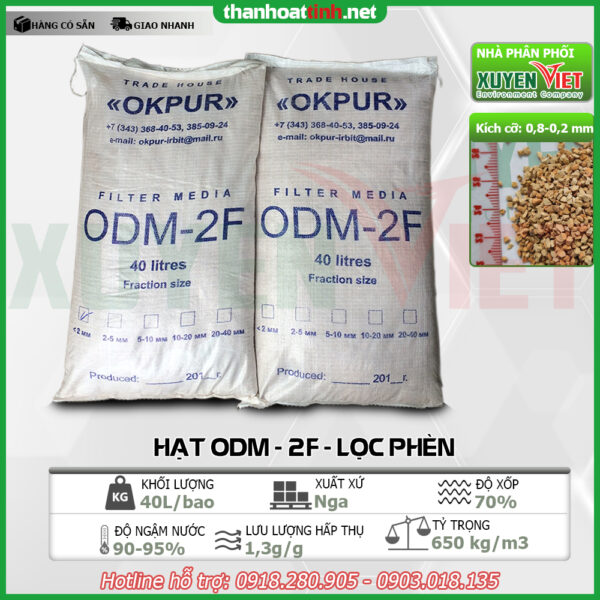 Hạt lọc nước ODM lọc phèn