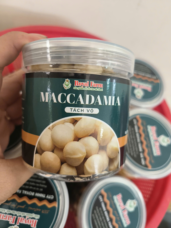 Hạt macca tách vỏ