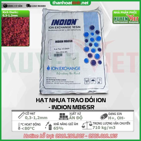 Hạt nhựa khử khoáng Mixbed Cation-Anion