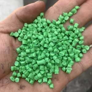 Hạt nhựa tái sinh PP xanh cốm