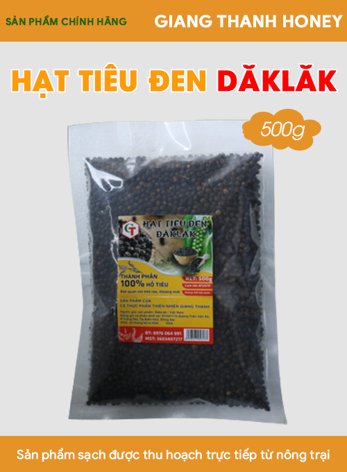Hạt tiêu đen 500g
