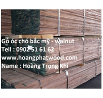 Gỗ nguyên liệu óc chó