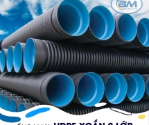 ống HDPE gân xoắn 2 lớp
