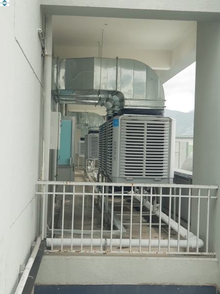 Lắp đặt máy làm mát Keruilai