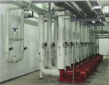 Hệ bơm nước lạnh cấp AHU
