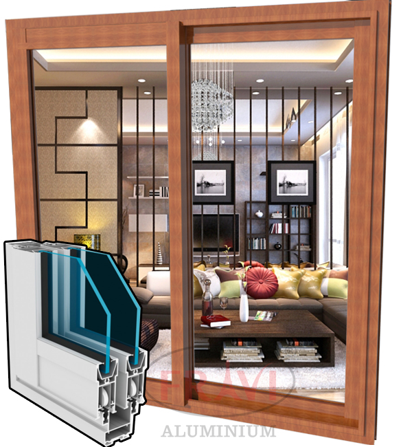 Hệ cửa lùa Việt Pháp 2600