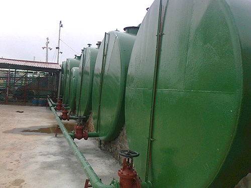 Hệ thống bình chứa trong kho