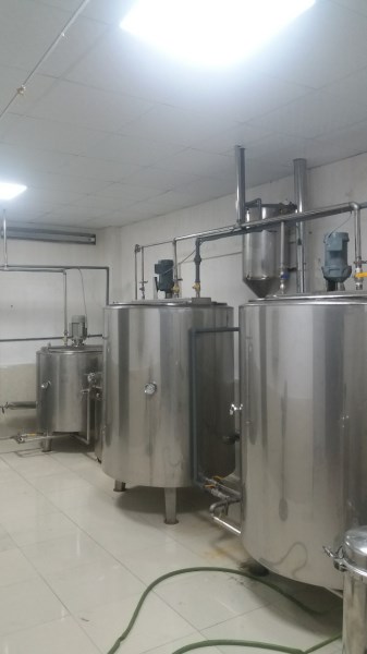 Hệ thống nấu và thanh trùng sữa