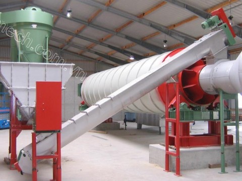 Hệ thống sấy mùn cưa