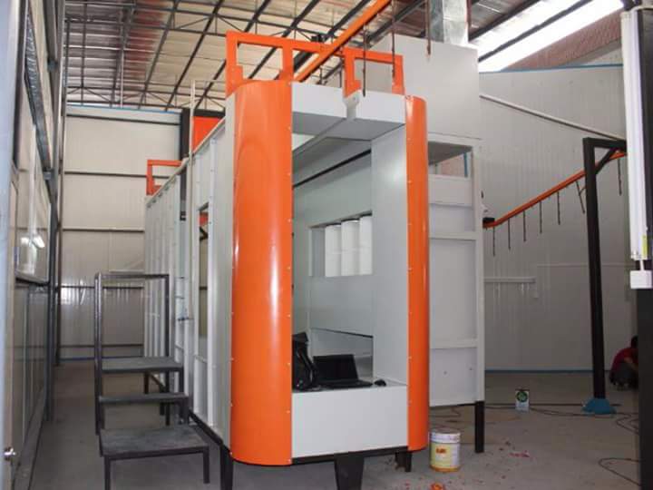 Hệ thống sơn tĩnh điện bán tự động