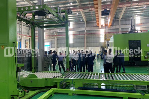 Hệ thống vận chuyển, phân loại và xếp pallet nhựa