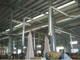 Hệ thống xử lý bụi gỗ