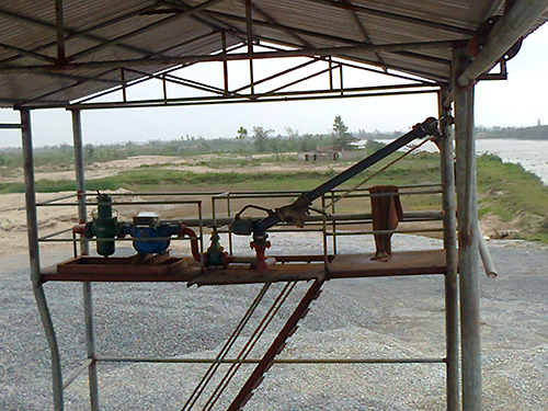 Hệ thống xuất hàng trong kho xăng dầu